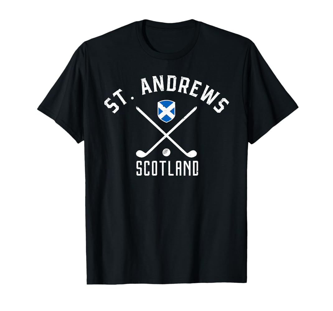 St Andrews Scotland ゴルフシャツ M 青 St Andrews Scotland ゴルフシャツ M 青